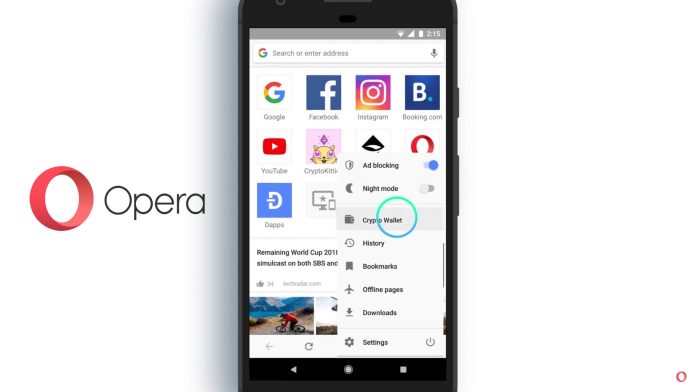 Opera ha aggiunto ai suoi browser mobile una illimiata Vpn gratis