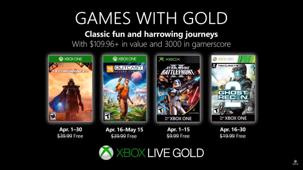 Xbox Games With Gold