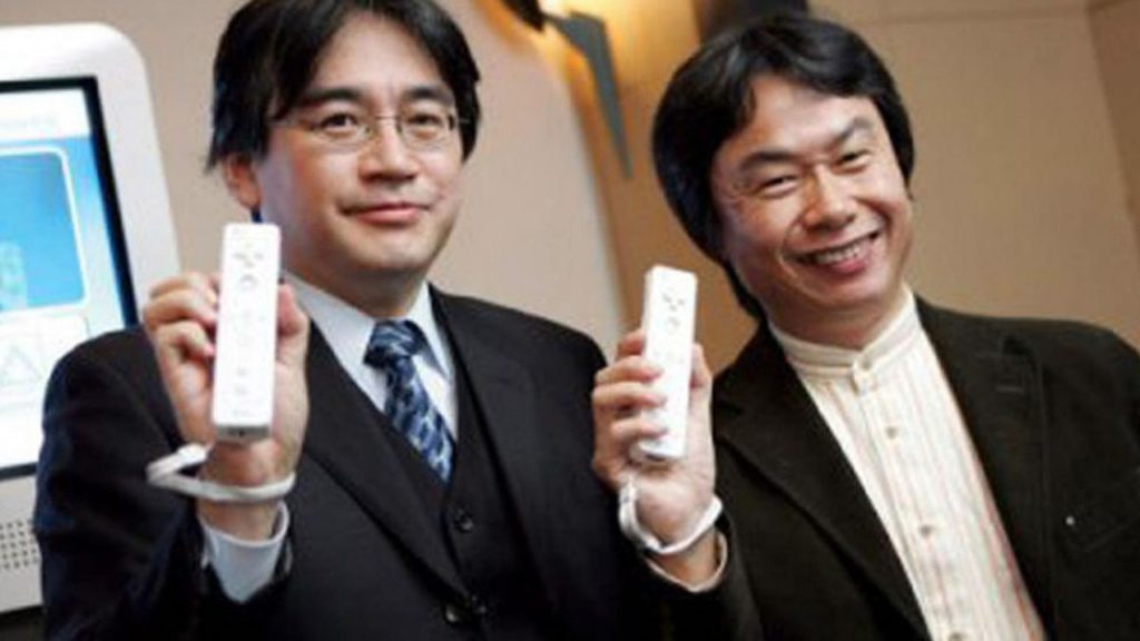 Satoru Iwata Shigeru Miyamoto