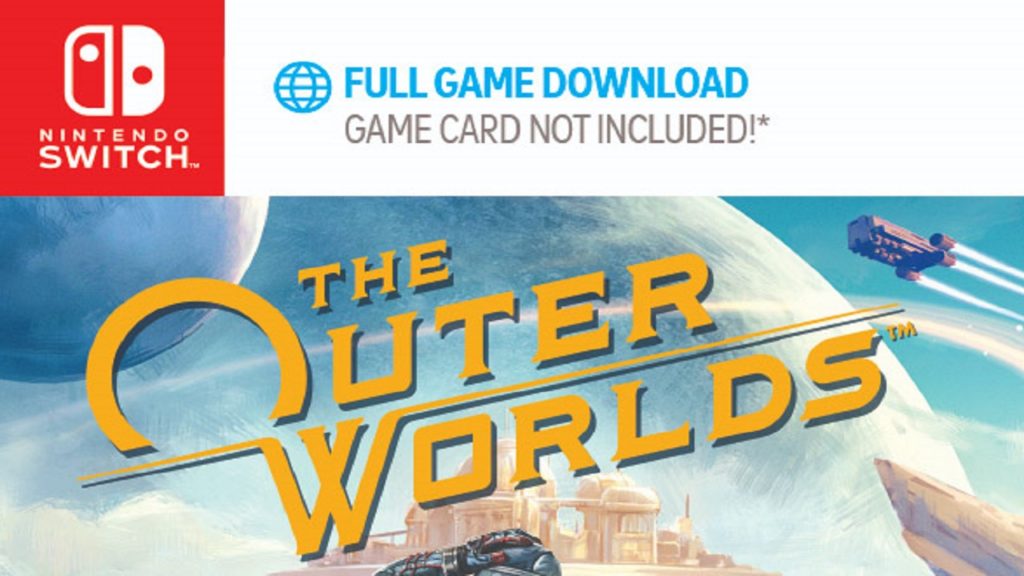 The Outer Worlds no cartuccia