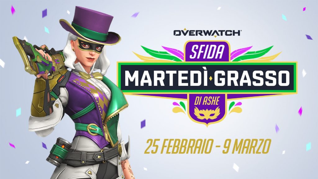 Overwatch Martedì Grasso Ashe