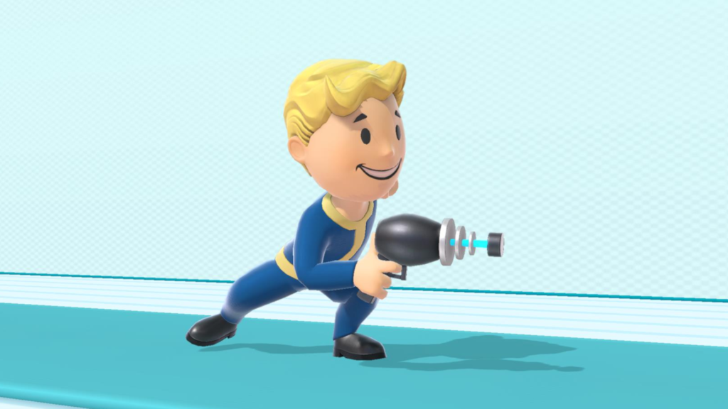 Super Smash Bros. Ultimate Fallout Vault Boy Bethesda Costume Mii Mii