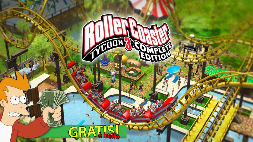 RollerCoaster Tycoon 3 Epic Games Store Gratis è Bello