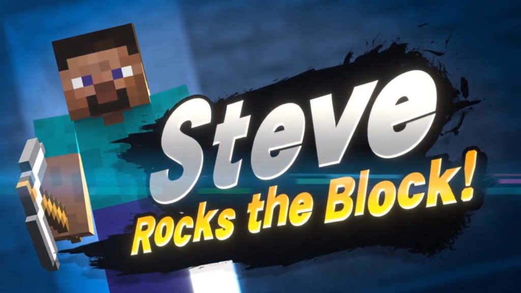 Steve Minecraft Super Smash Bros. Ultimate DLC