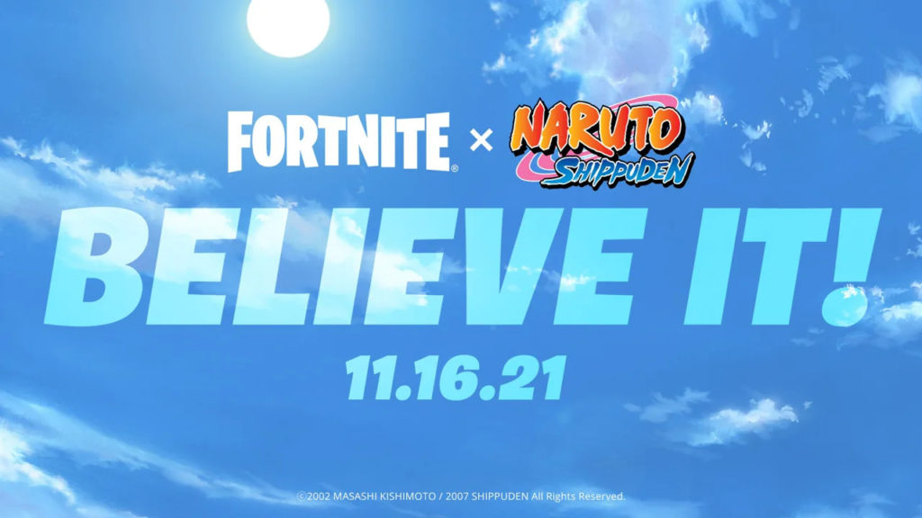 Naruto Shippuden Fortnite Epic Games