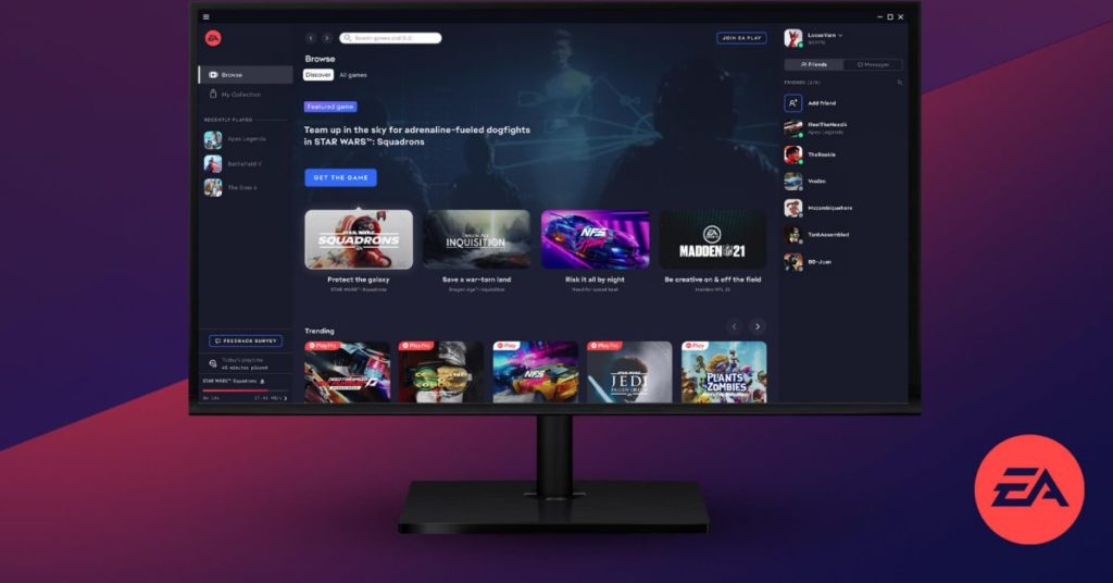 EA App Electronic Arts Origin PC